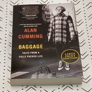ALAN CUMMING Traitors Baggage Life Tales Softcover Autobiography Large Print